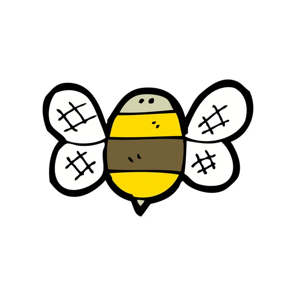 Desenhos animados bumble abelha — Vetor de Stock