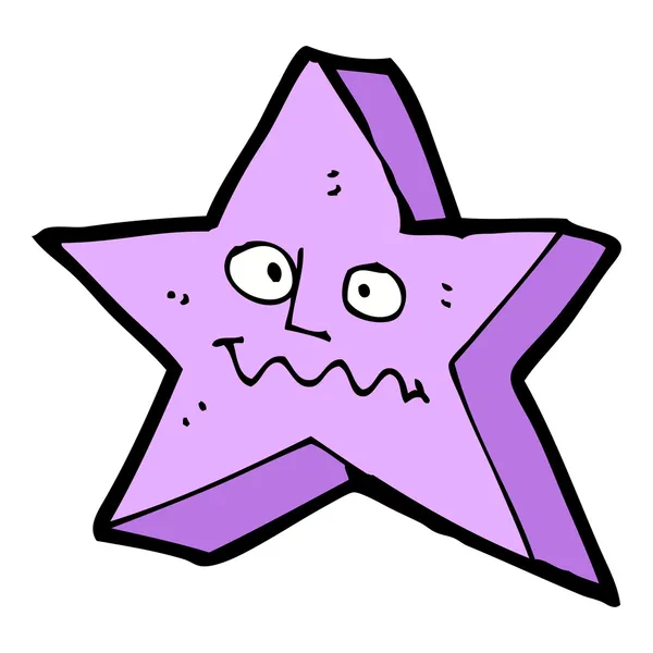 Kitsch stjärna seriefigur — Stock vektor