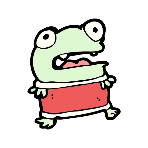 Dessin animé petite grenouille — Image vectorielle