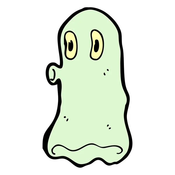 Fantasma espeluznante de dibujos animados — Vector de stock