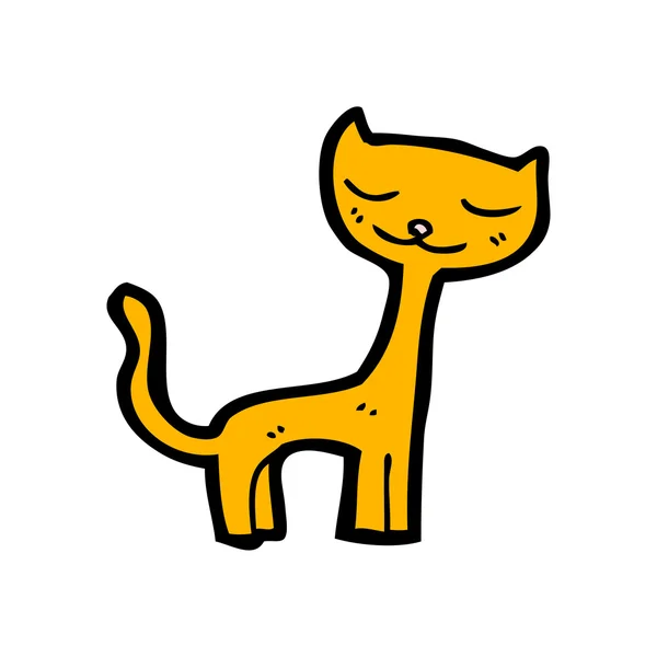 Jolie bande dessinée pour chat — Image vectorielle