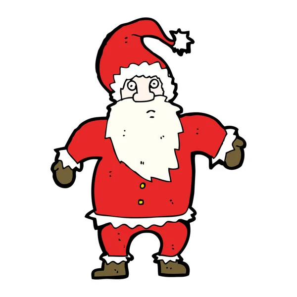 Mutlu Noel Noel Baba — Stok Vektör