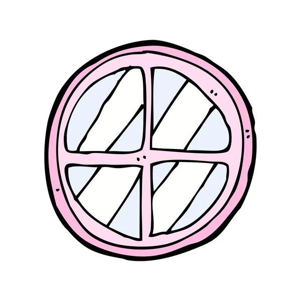 Fenêtre ronde dessin animé — Image vectorielle