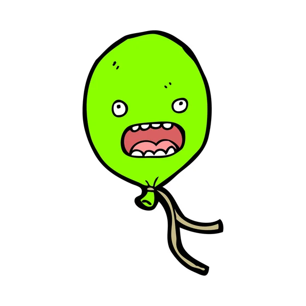 Zelené bubliny cartoon — ストックベクタ