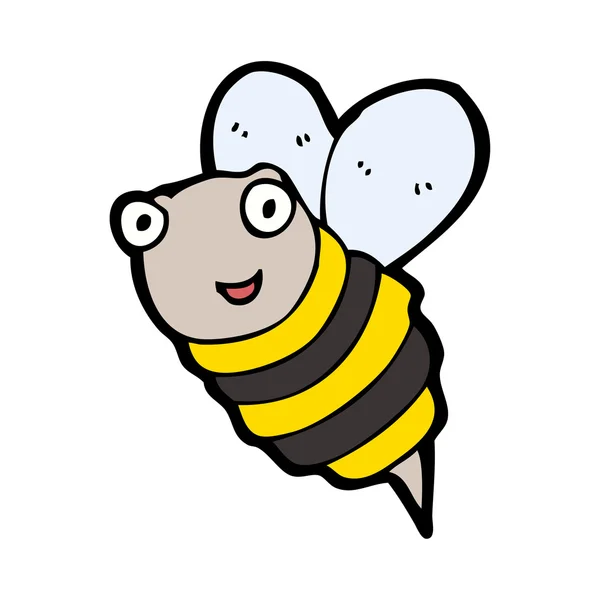 Vliegende bee — Stockvector