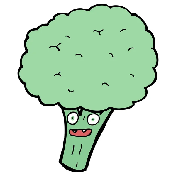 Cartoon broccoli — Stock vektor