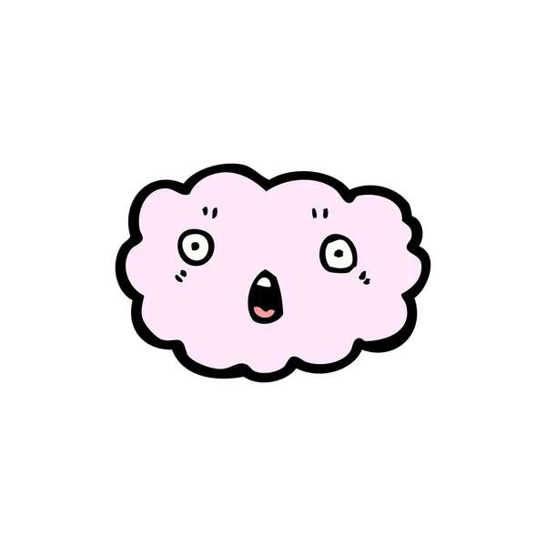 Funny cartoon cloud — Stockvector