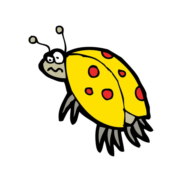 Cartoon lady bug — Stock Vector