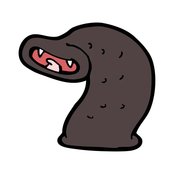 Reus leech monster cartoon — Stockvector