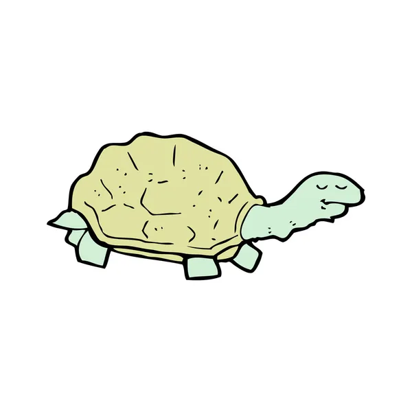 Tortuga de dibujos animados — Vector de stock