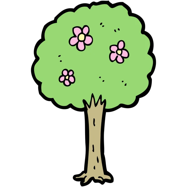 Virágzó fa — Stock Vector