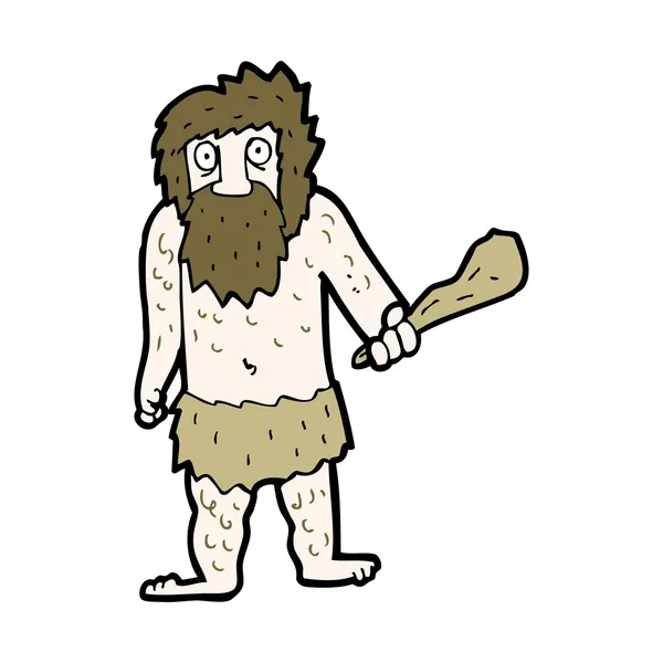 Kreslený jeskynní muž — Stockový vektor