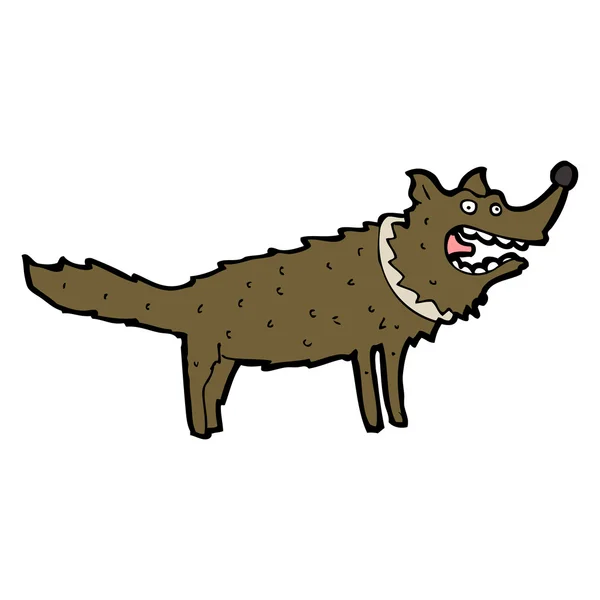 Мультяшная потрёпанная собака — стоковый вектор