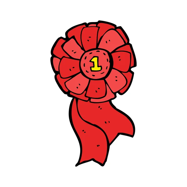 Première place badge bande dessinée — Image vectorielle