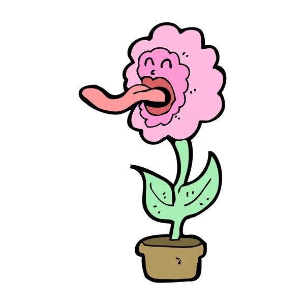 Cartoon bloem — Stockvector