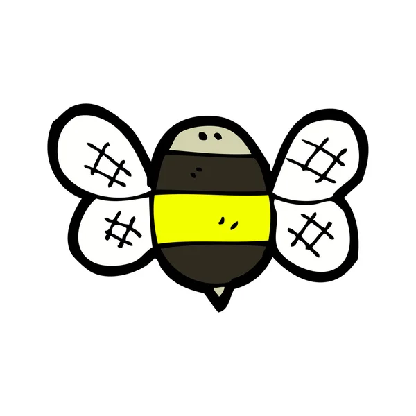 Schattige baby bumble bee — Stockvector