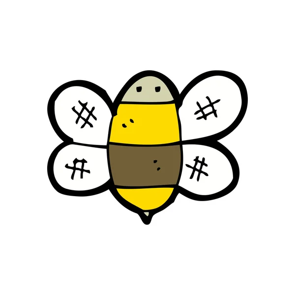 Schattige baby bumble bee — Stockvector