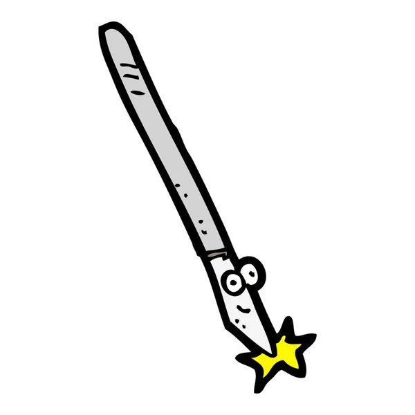 Inkt pen cartoon — Stockvector