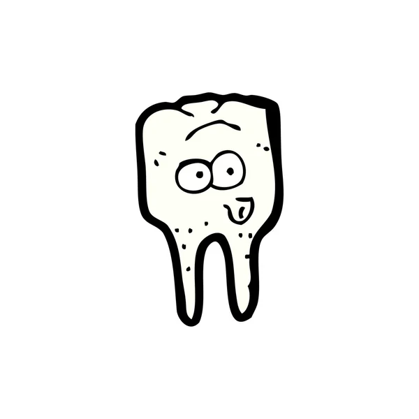 Cartoon personaggio dei denti — Vettoriale Stock