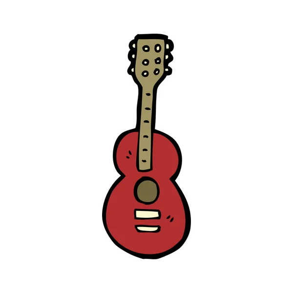 Desenhos animados de guitarra — Vetor de Stock