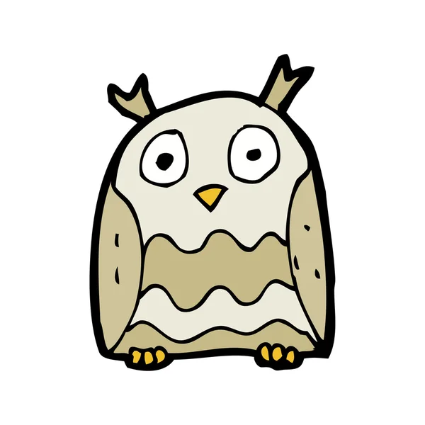 Cartoon owl — Stock Vector