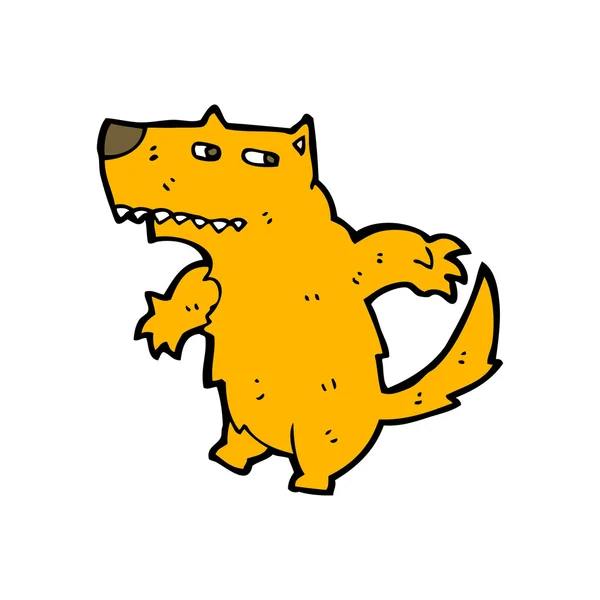 Divertente cartone animato cane — Vettoriale Stock