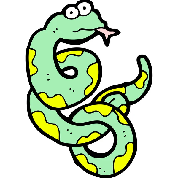 Serpiente de dibujos animados — Archivo Imágenes Vectoriales