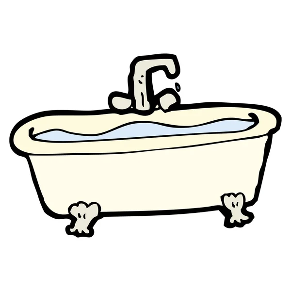 만화 목욕 — 스톡 벡터
