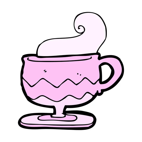 Чашка чая из мультика — стоковый вектор