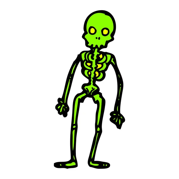 Skeleton cartoon — Stockvector