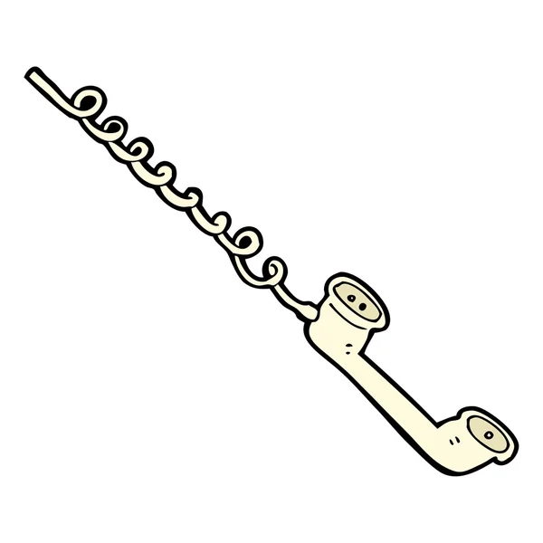 Caricature téléphonique rétro — Image vectorielle