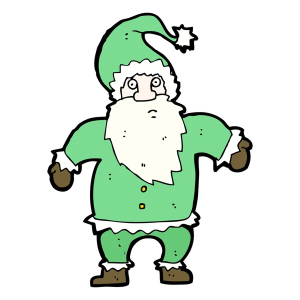 Moș Crăciun desen animat — Vector de stoc