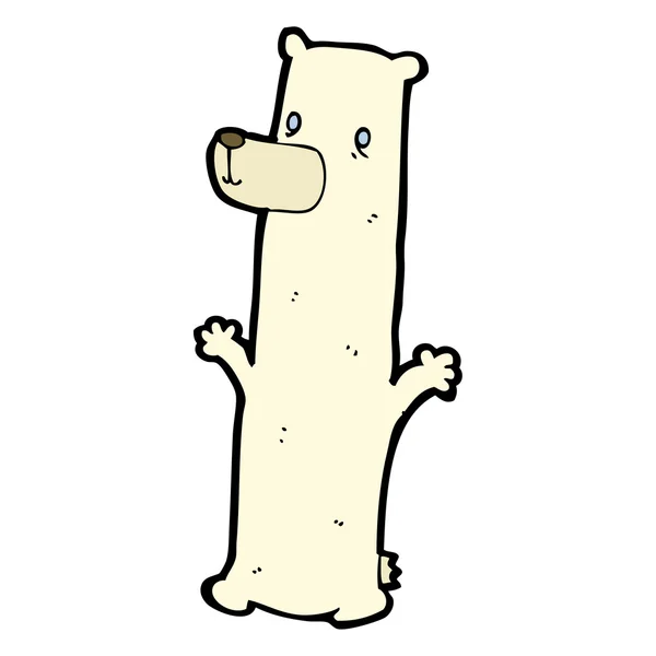 만화 북극곰 — 스톡 벡터