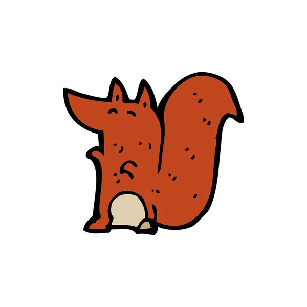 Eichhörnchen-Karikatur — Stockvektor