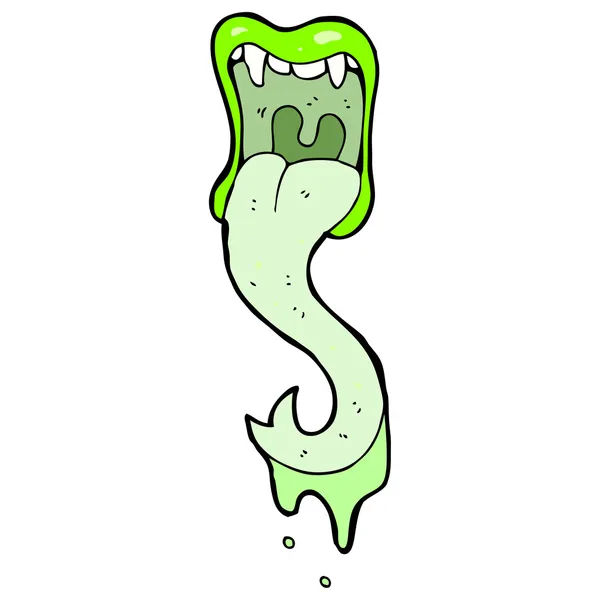 Kartun mulut monster - Stok Vektor