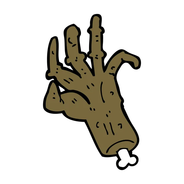 Karikatur abgetrennte Hand — Stockvektor