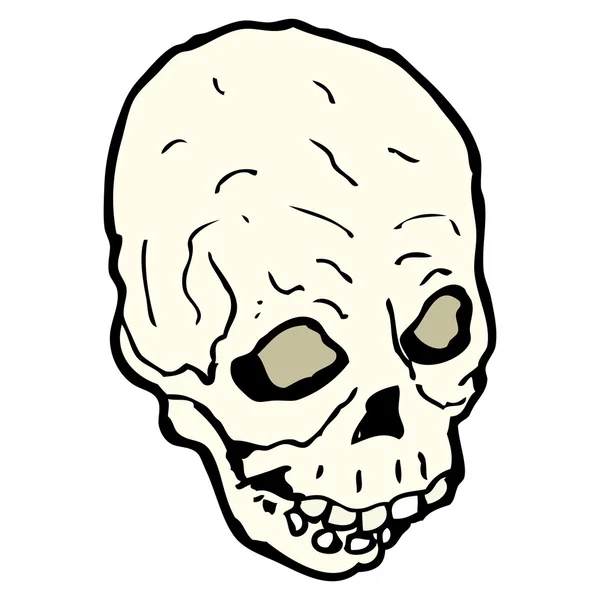 Calavera de dibujos animados — Vector de stock