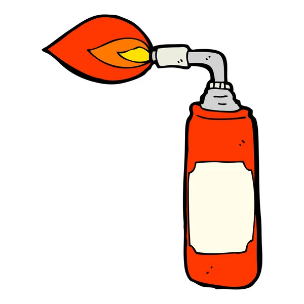 Cartoon blow torch — Stock Vector