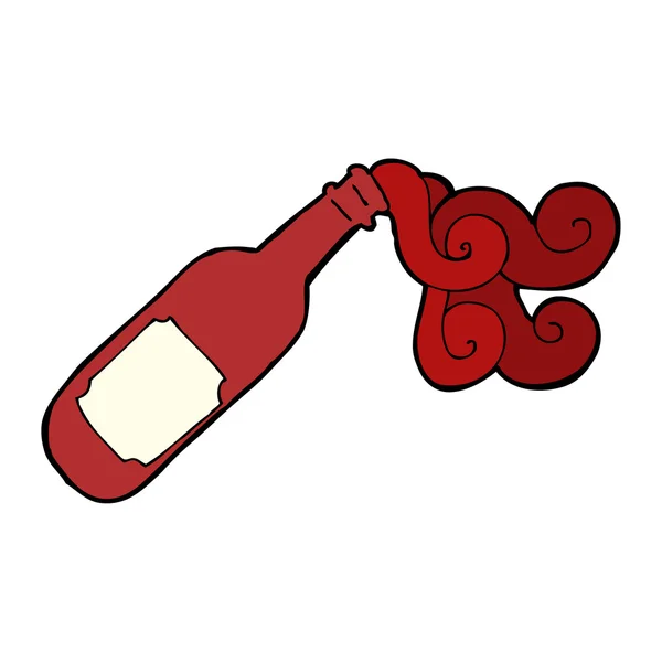 Cartoon bottle — Stock Vector