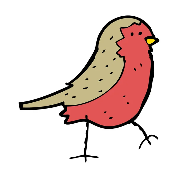 Robin de dessin animé — Image vectorielle