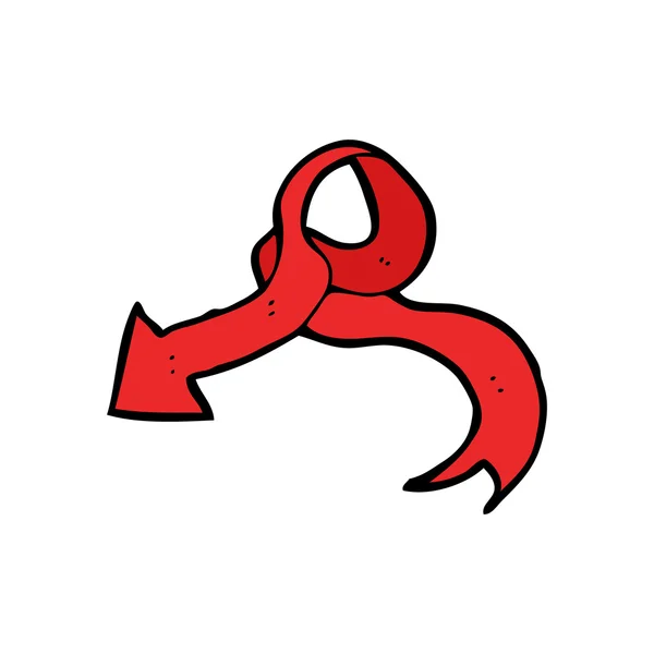Rode pijlen — Stockvector