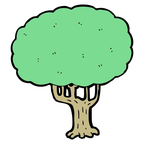 Dibujos animados árbol — Vector de stock