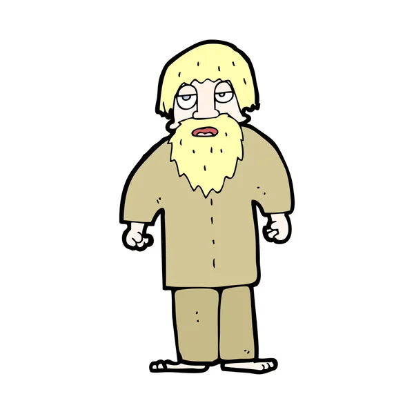 卡通胡子的男人 — 图库矢量图片