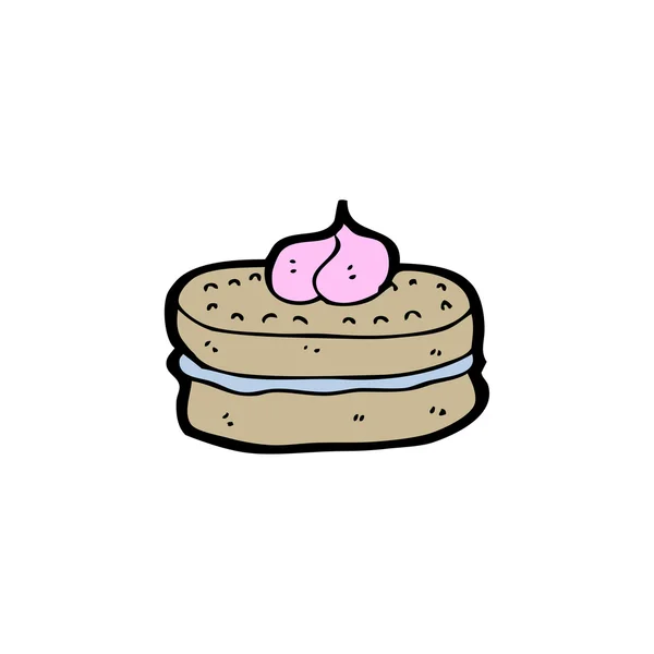 小蛋糕治疗卡通 — 图库矢量图片