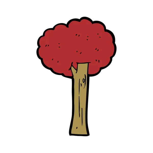 Dibujos animados árbol alto — Vector de stock