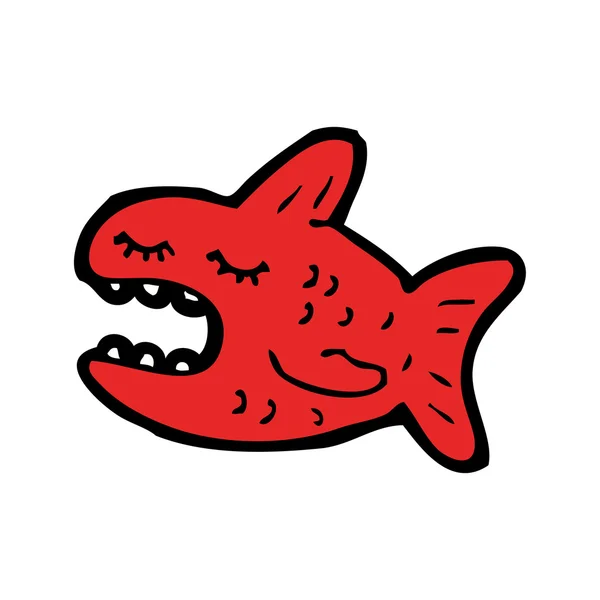 Piranha cartoon — Stock vektor