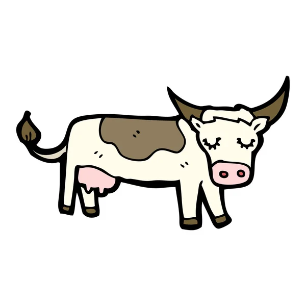 Caricature de vache — Image vectorielle