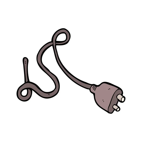 Plug de dibujos animados — Vector de stock