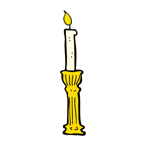 Candelabro de dibujos animados — Vector de stock