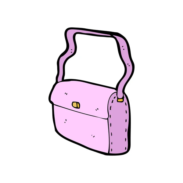 Rosa Tasche Cartoon — Stockvektor